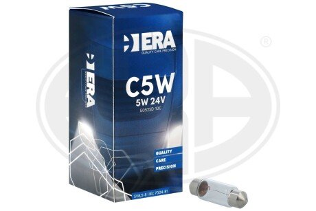 Автомобільна лампа c5w 24v 5w sv8.5-8 ERA E052SD-10C