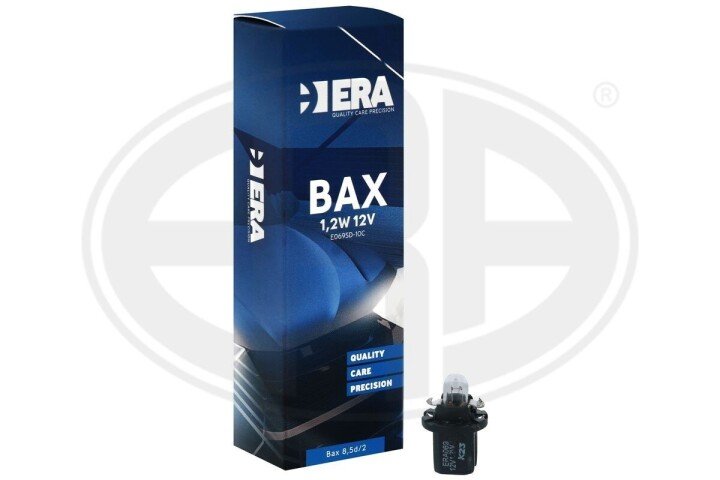 Автомобільна лампа bax b8.5d2 12v 1.2w black ERA E069SD-10C (фото 1)