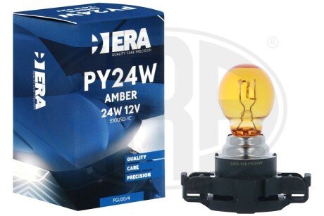 Автомобильная лампа py24w 12v 24w pgu20-4 ERA E100SD-1C