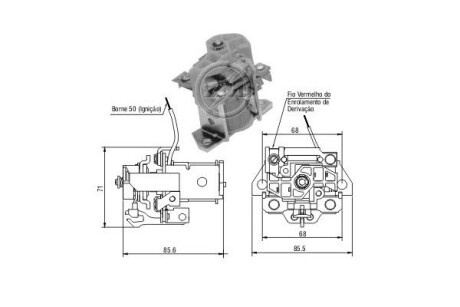 Тягове реле, стартер ERA ZM2901