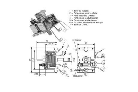 Тягове реле, стартер ERA ZM2904