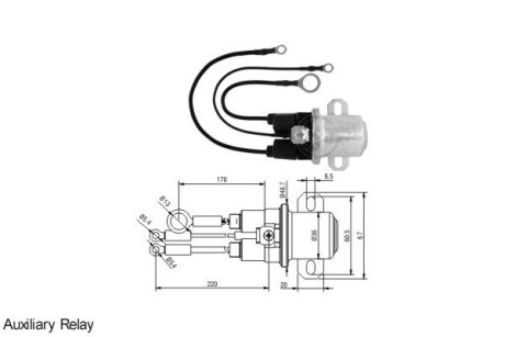 Вспомогательное реле стартера ERA ZM5407