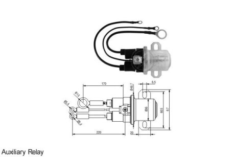 Тягове реле, стартер ERA ZM5408