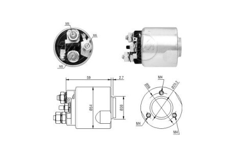 Тягове реле, стартер ERA ZM5495