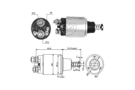 Тягове реле, стартер ERA ZM550