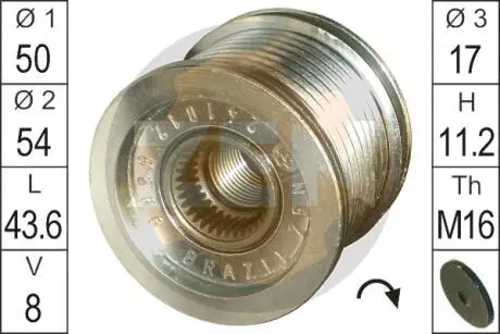 Механизм свободного хода генератора ERA ZN5566