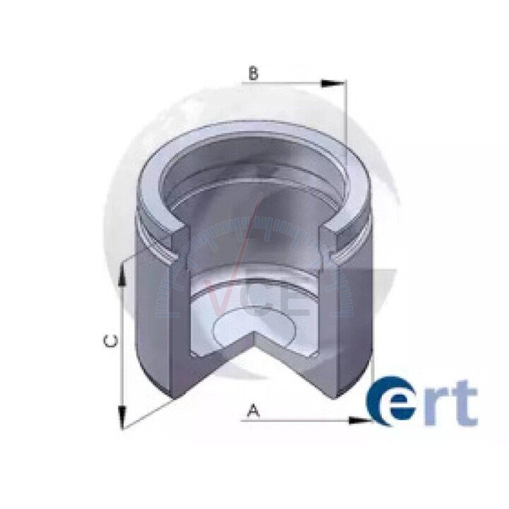 Поршень, корпус скобы тормоза ERT 150552-C (фото 1)
