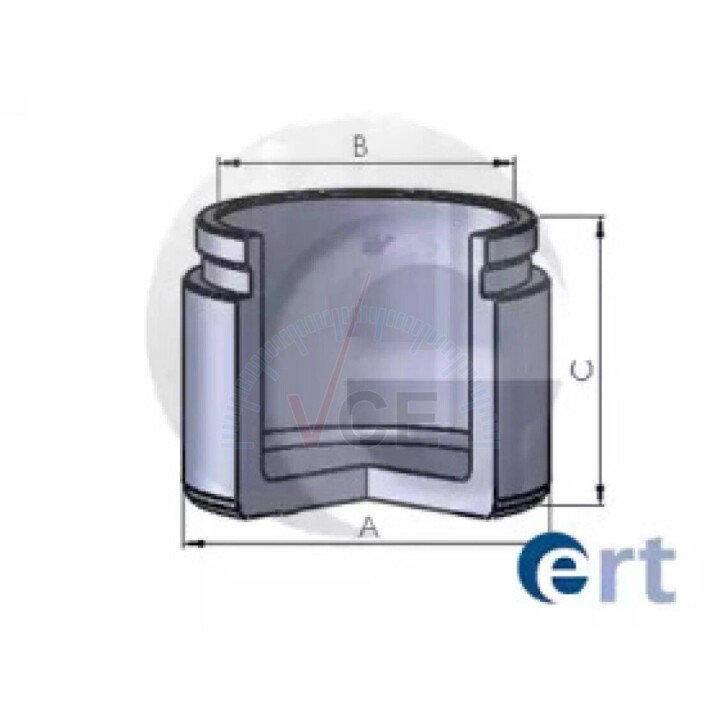 Поршень, корпус скоби гальма ERT 150886-C (фото 1)