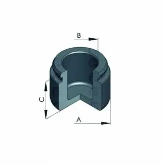 Поршень, корпус скобы тормоза ERT 150952-C