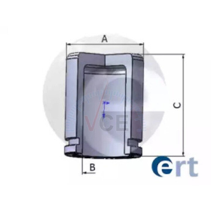 Поршень, корпус скоби гальма ERT 151027-C (фото 1)