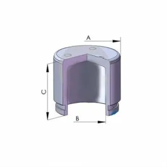 Поршень, корпус скобы тормоза ERT 151236-C