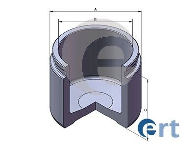 Поршень, корпус скобы тормоза ERT 151346-C