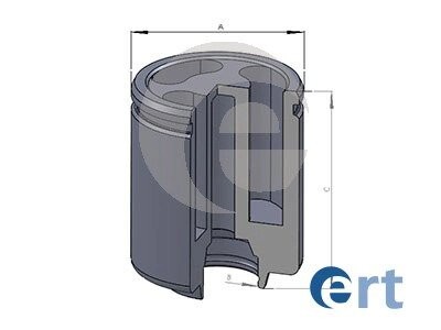 Поршень, корпус скоби гальма ERT 151369-C (фото 1)