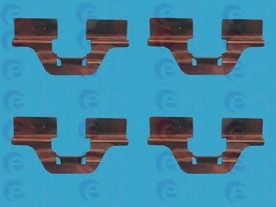 Комплектуючі, колодки дискового гальма ERT 420007 (фото 1)