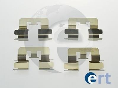 Комплектующие, колодки дискового тормоза ERT 420038 (фото 1)