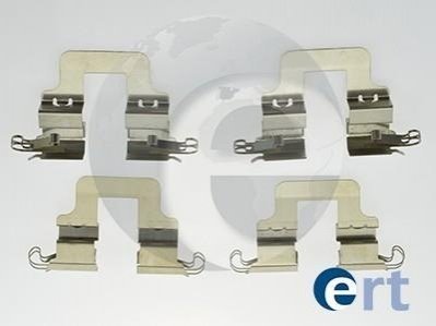 Комплектуючі, колодки дискового гальма ERT 420058