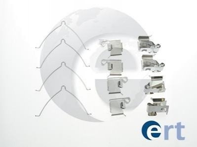 Комплектуючі, колодки дискового гальма ERT 420099