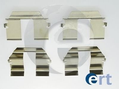 Комплектующие, колодки дискового тормоза ERT 420107 (фото 1)