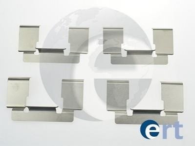 Комплектуючі, колодки дискового гальма ERT 420113 (фото 1)