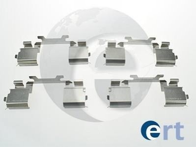 Комплектуючі, колодки дискового гальма ERT 420138 (фото 1)