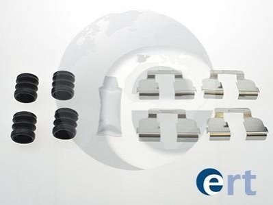 Комплектуючі, колодки дискового гальма ERT 420144