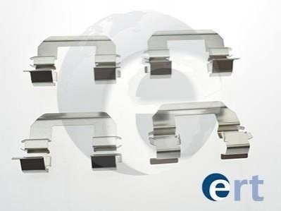 Комплектуючі, колодки дискового гальма ERT 420153 (фото 1)