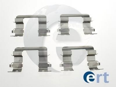 Комплектующие, колодки дискового тормоза ERT 420155 (фото 1)