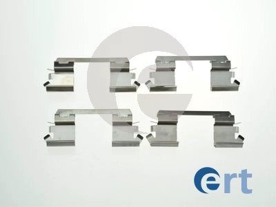 Комплектуючі, колодки дискового гальма ERT 420220 (фото 1)