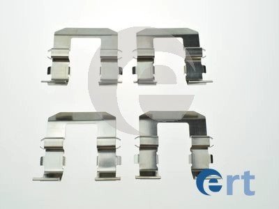Комплектуючі, колодки дискового гальма ERT 420248 (фото 1)