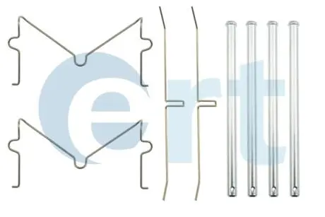 Монтажний к-кт гальмівних колодок ERT 420433