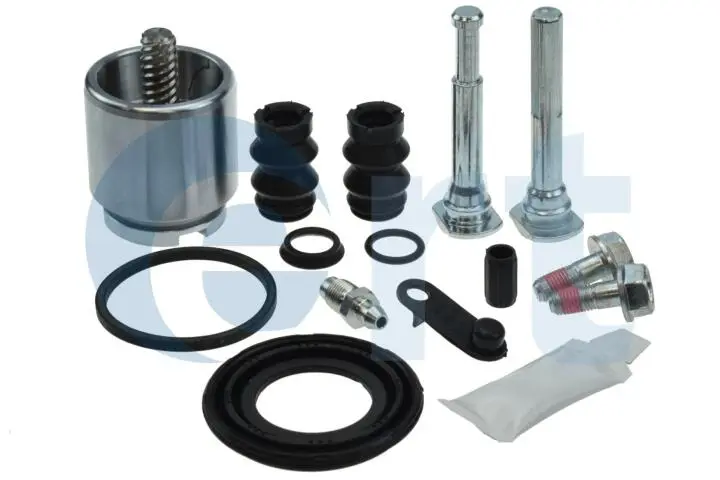 Vw р/к заднє гальмо. супорта з поршеньком (з механізмом) прав. різьблення + гільзи golf vi 1.2 tsi 13-16, ford transit 2.2 tdci 06-14, alpina b6 4.4 06-07 ERT 440181 (фото 1)