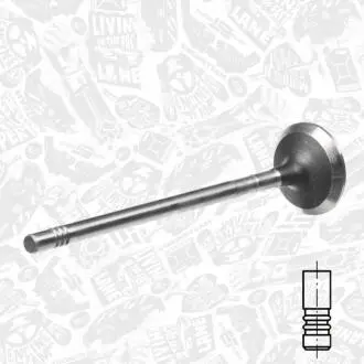 Выпускной клапан ET ENGINETEAM VE0067