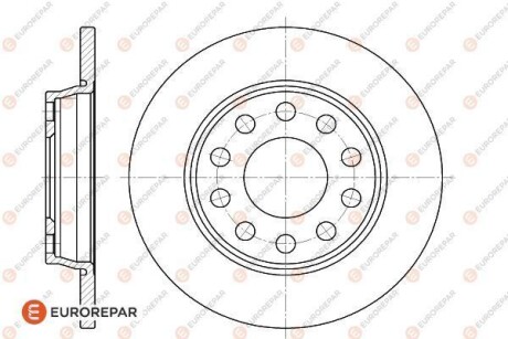 Тормозные диски EUROREPAR 1618866080