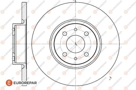 Тормозные диски EUROREPAR 1618869380