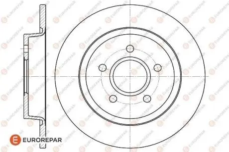 Тормозные диски EUROREPAR 1618869780