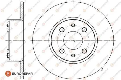 Тормозные диски EUROREPAR 1618874480