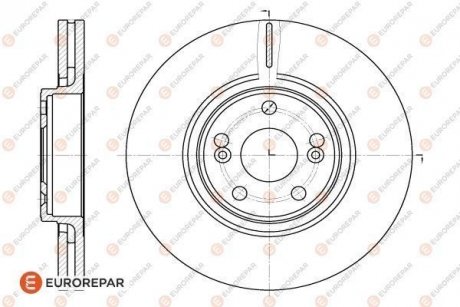 Тормозные диски EUROREPAR 1618887980 (фото 1)