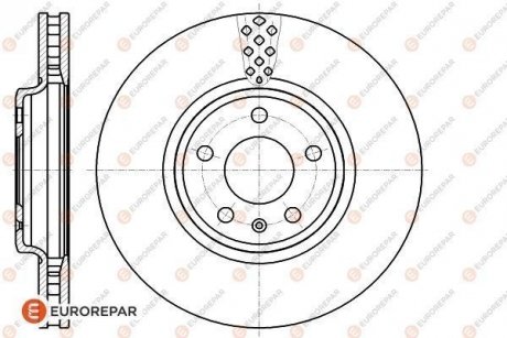Гальмівні диски EUROREPAR 1622807780 (фото 1)