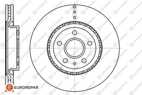Гальмівні диски EUROREPAR 1622807980 (фото 1)