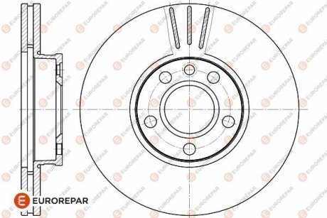Тормозные диски EUROREPAR 1642750380 (фото 1)