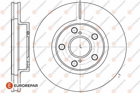 Тормозные диски EUROREPAR 1642751880