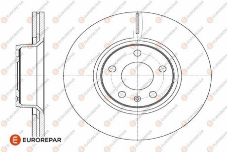 Тормозные диски EUROREPAR 1642756280 (фото 1)