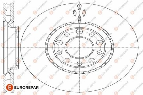 Тормозные диски EUROREPAR 1642757180 (фото 1)
