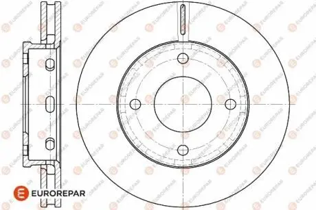 Тормозные диски EUROREPAR 1642758080