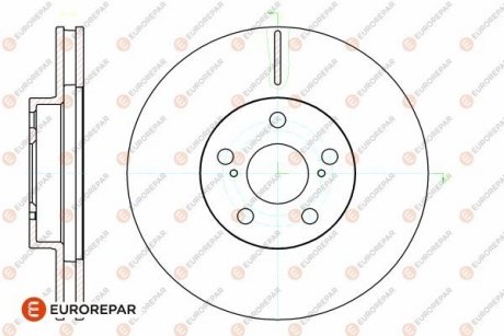 Гальмівні диски EUROREPAR 1642760280 (фото 1)
