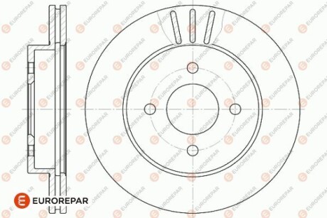 Тормозные диски EUROREPAR 1642761680
