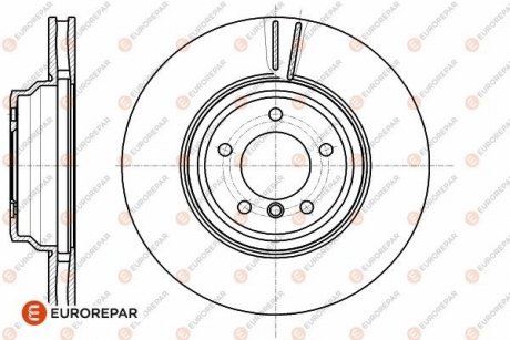 Тормозные диски EUROREPAR 1642764580 (фото 1)