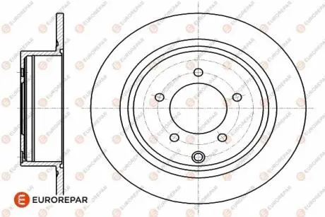 Гальмівні диски EUROREPAR 1642766880