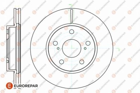Тормозные диски EUROREPAR 1642778780 (фото 1)