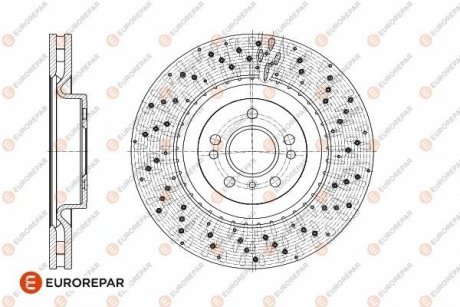 Гальмівні диски EUROREPAR 1642780080 (фото 1)